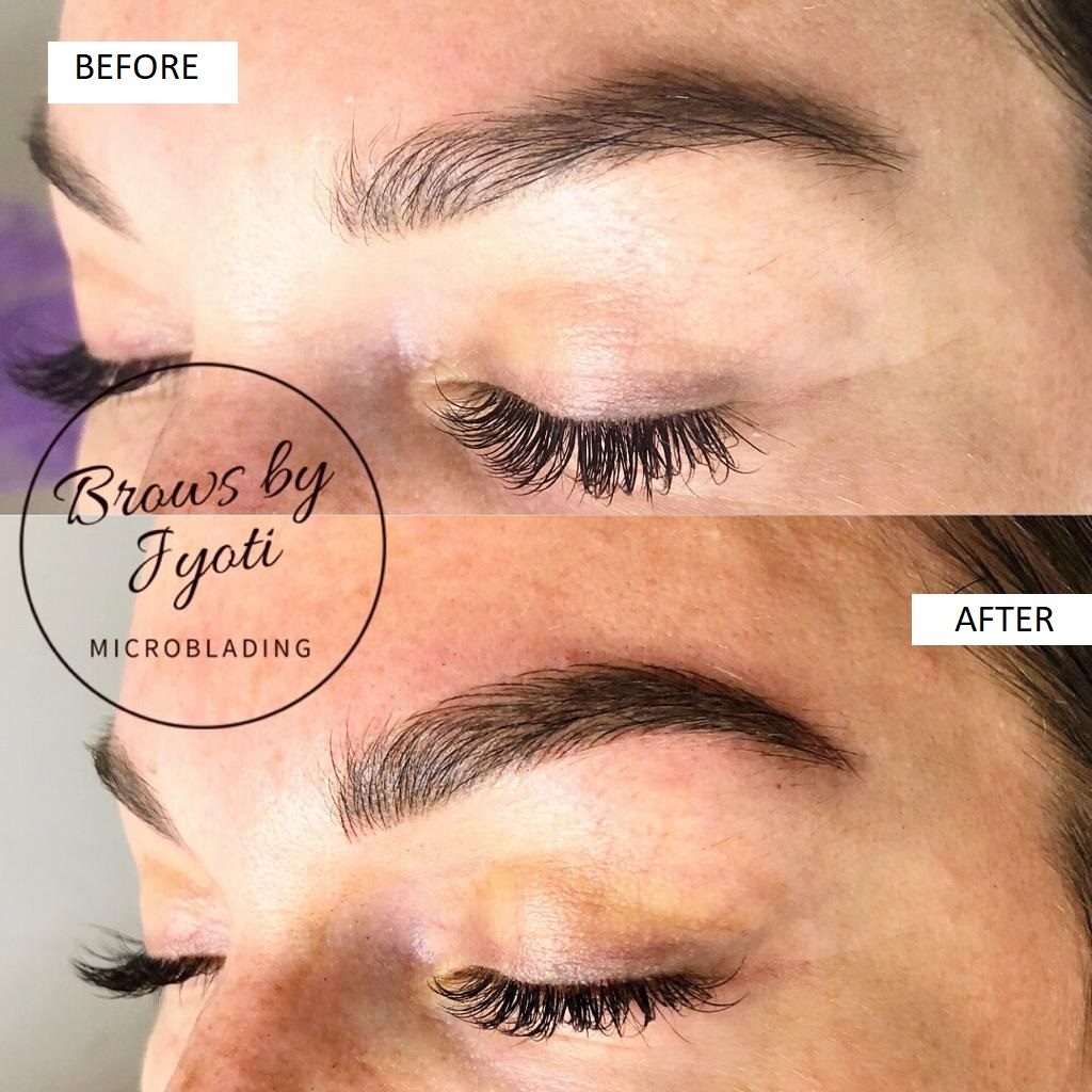 Microblading before and after3