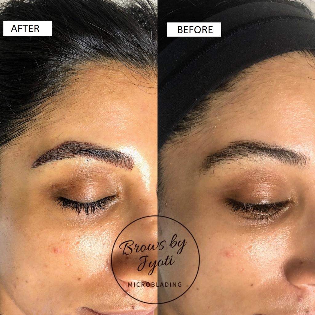 Microblading before and after4