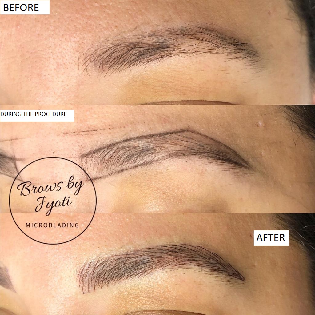 Microblading before and after5